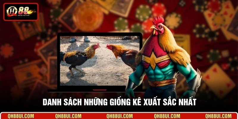 Danh sách những giống kê xuất sắc nhất